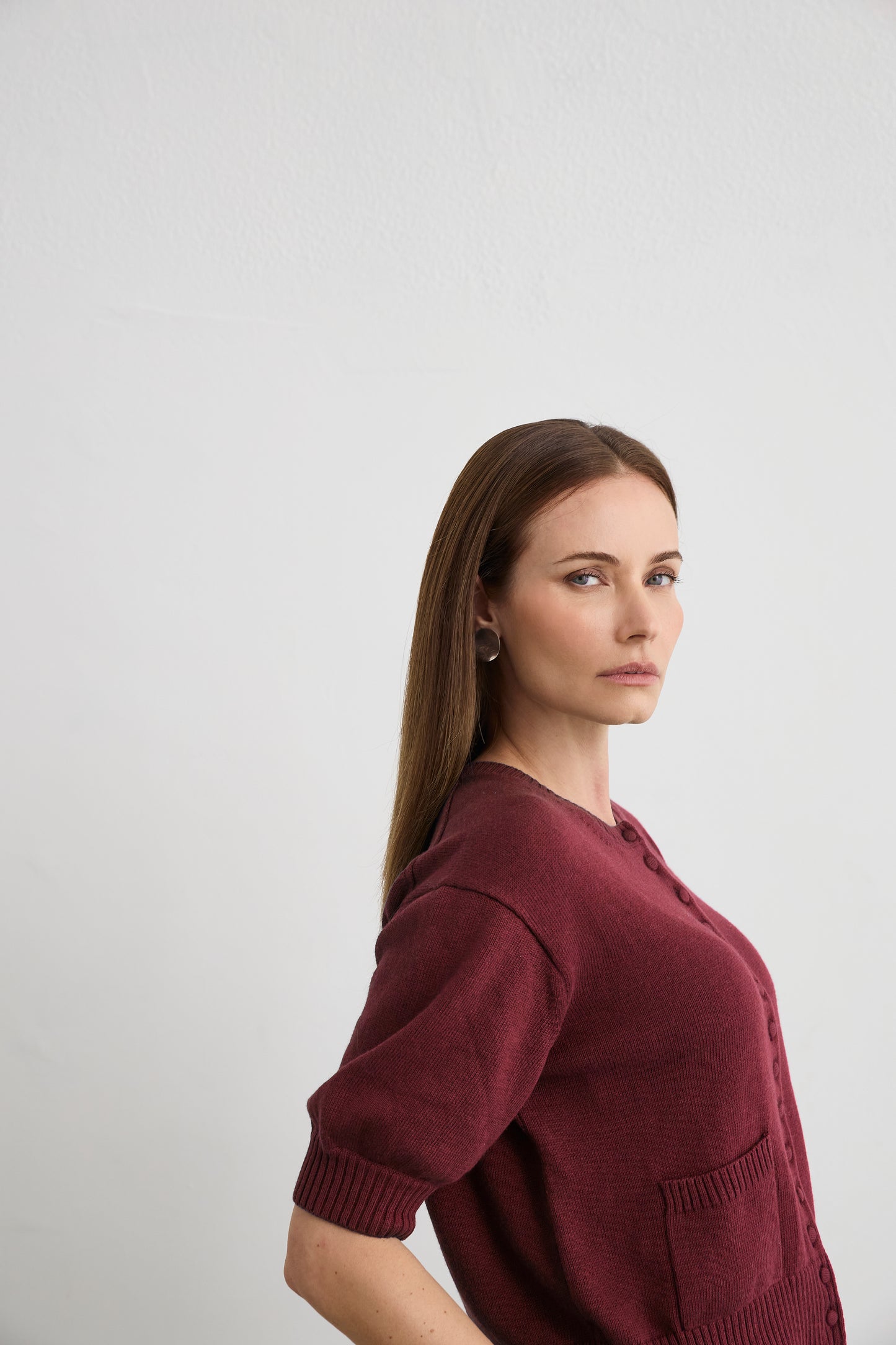 Eternal Cardigan Bordeaux