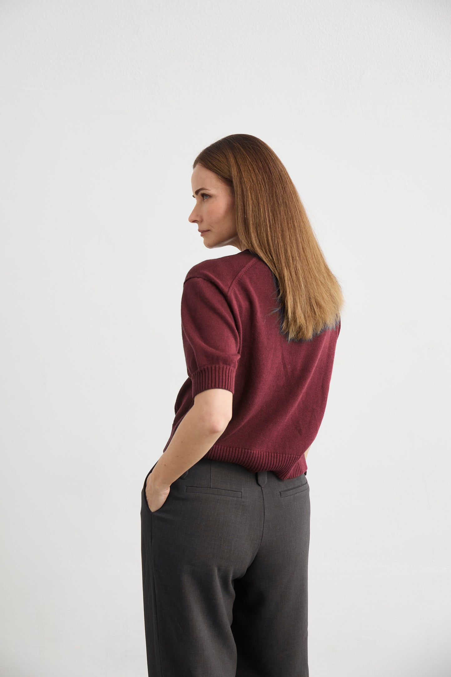 Eternal Cardigan Bordeaux