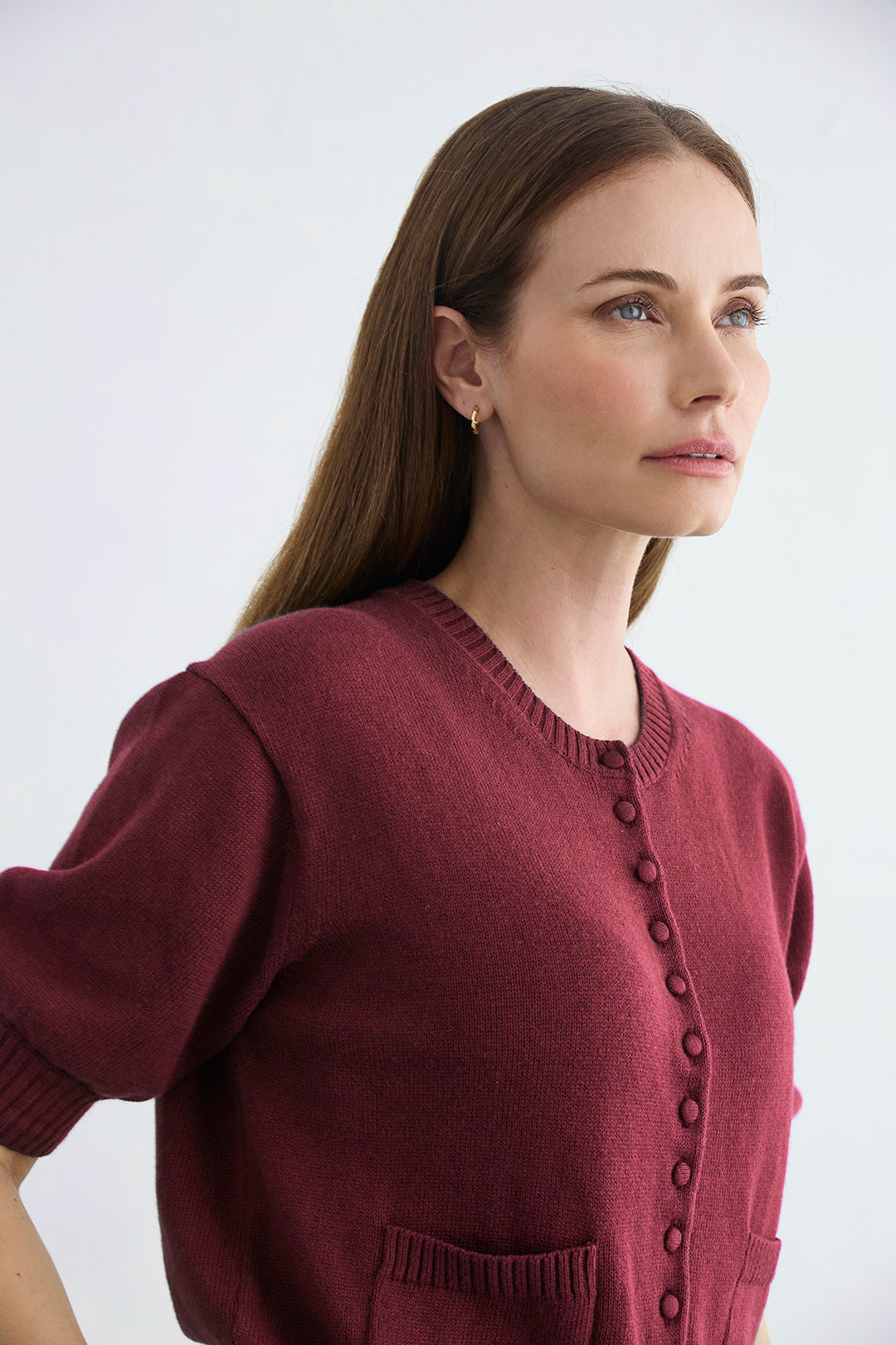 Eternal Cardigan Bordeaux